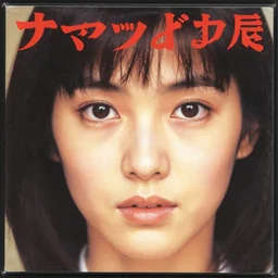 harmony korine japanese vhs cover art, detailed facial expressions