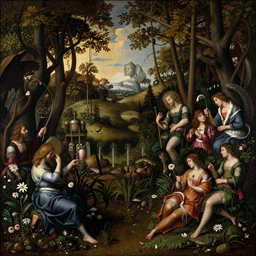 the garden of hell painted by hieronymus bosch