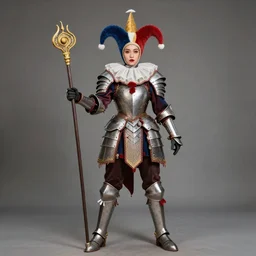 full body photograph of a very beautiful harlequin warrior. extremely detailed. dslr. 8 5 mm.