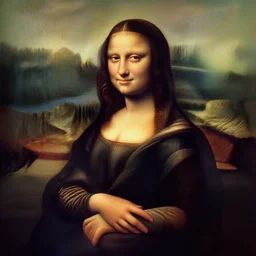 the Mona Lisa as painted by H R Giger