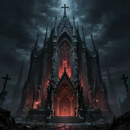 a stunning ancient shrine in bloodborne that is radiating a malicious aura, screenshot from bloodborne, highly - detailed, professional work