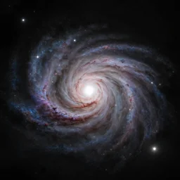 a deep space photograph taken by james webb space telescope of a galaxy cluster with gravitational lensing