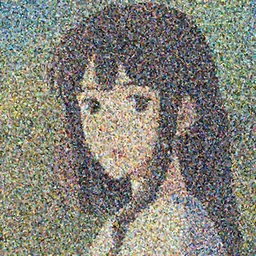 A portrait of a woman with seiko matsuda's hair, by Dice Tsutsumi, Makoto Shinkai,