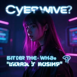 sicker than the rest, there is no test, but this is what you're craving?, cyberwave, neon, cinematic,