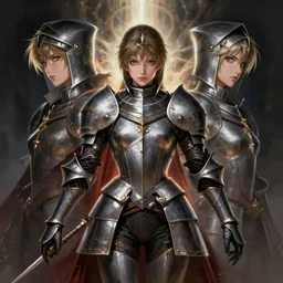 symmetry!! chrono trigger portrait of a female crusader, unholy, intricate, highly detailed, dynamic lighting, digital art, digital painting, artstation, terence nielsen, sharp focus, illustration, art by artgerm and greg rutkowski and moebius, 8 k