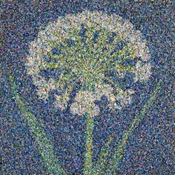artwork by Marc Chagall of a knapweed flower,