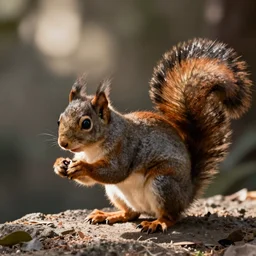 cat squirrel