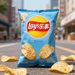 city full of potato chips