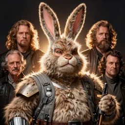 hyper realistic, star wars, portrait of a mega derpy john candy as big chungus, with bunny ears, stoned, by greg rutkowski, scott m fischer, artgerm, loish, slight glow, atmospheric, anne stokes, alexandros pyromallis