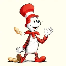 peanuts in the style of dr seuss
