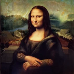 The Mona Lisa by Andrew Hussie, Oil Painting