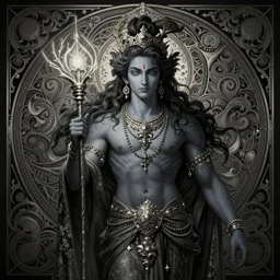 :  krishna fantasy, fantasy magic,  dark light night, intricate, elegant, sharp focus, illustration, highly detailed, digital painting, concept art, matte, art by WLOP and Artgerm and Greg Rutkowski and Alphonse Mucha, masterpiece