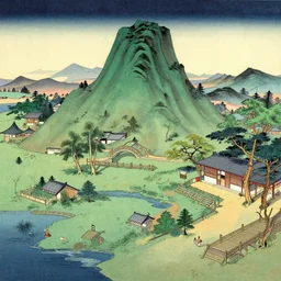 environment art, ukiyo - e