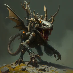 steampunk creature by greg rutkowski, trending on artstation, favorites on deviantart, high quality art. artwork masterpieces, award winning