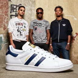 adidas stan smith by jean michel basquiat, nate vanhook, mark miner