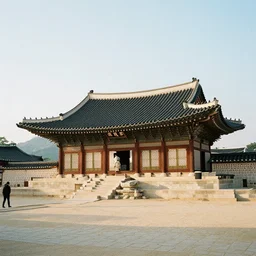 joseon dynasty city, wide lens, historic, photorealistic, 4 k, 8 k, film grain