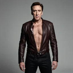 nicolas cage, designed by h. r. giger, 4 k studio full portait, h. r. giger