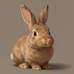 Brown dwarf bunny rabbit with white nose as a fantasy D&D character, portrait art by Donato Giancola and James Gurney, digital art, trending on artstation