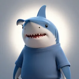 portrait of anthropomorphic shark , casual clothes , horror , backlight, ,highly detailed, digital painting, artstation, concept art, matte, sharp focus, illustration, art by Artgerm and Greg Rutkowski