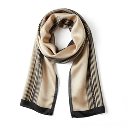 chrome silk scarf, 8k product photo, isolated on a pure white background, centered, entire object in frame, sharp focus, soft studio lighting