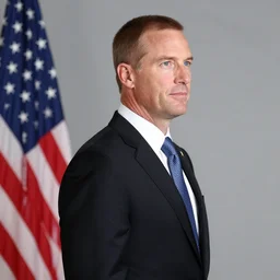 official side portrait of united states president peyton manning, in a black suit, 1 8 8 8, a character portrait by cassius marcellus coolidge, reddit contest winner, american romanticism, oil on canvas, detailed painting, creative commons attribution
