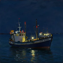 the lights in the fishing boats at anchor there, as the night descended, tilting in the air, mastered the night and portioned out the sea, fixing emblazoned zones and fiery poles, arranging, deepening, enchanting night. by john singer sargent - w 8 9 6 - n 4