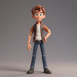 dipper from gravity falls as a real person, confideny pose, articulated, detailed, high definition, studio photograph, studio lighting