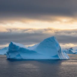 landscape photography, marc adamus, greenland, icebergs, dramatic lighting, sunrise