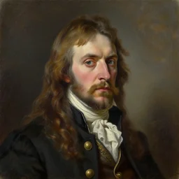 lord British from Ultima oil on canvas, intricate, portrait, 8k highly professionally detailed, HDR