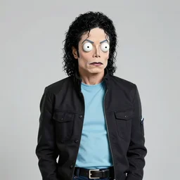 a photo of michael jackson in the artstyle of Rick and Morty, hyperdetailed, artstation, digital art, photorealism, accurate, 8k,