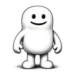 the stay - puft marshmallow man as a d & d monster, full body, pen - and - ink illustration, etching, by russ nicholson, david a trampier, larry elmore, 1 9 8 1, hq scan, intricate details, inside stylized border