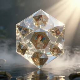 chillhop aesthetics, geometry, cube, tetrahedron, octahedron, icosahedron, hexahedron!! mist, sunrays, dust in the air, unreal engine, octane render, dramatic lighting, lake, ultra clear detailed. digital art, by stanley artgerm lau, greg rutkowski, thomas kindkade, alphonse mucha, loish, norman