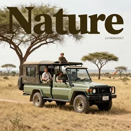 A safari tour in hell, Nature Magazine, wide shot