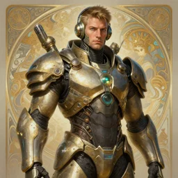 portrait of jeff ross wearing battle armor, solarpunk, retrofuturist! intricate, elegant, highly detailed, ray tracing, digital painting, artstation, concept art, smooth, sharp focus, illustration, art by artgerm and greg rutkowski and alphonse mucha, 8 k