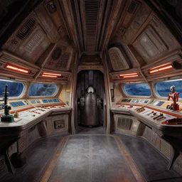 star wars ship interior painting by ralph mcquarrie