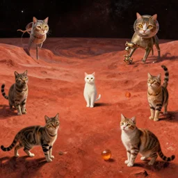 Mars colonized by cats