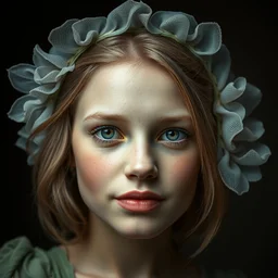 portrait of emma avocado, by giuseppe arcimboldo and paul barson and annie leibovitz and faith yata and artgerm and alphonse mucha, photorealistic, f 1. 8, soft lightning, high detail, 8 k