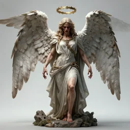a photograph of a biblical accurate angel horrific romance novel fantasy photoshoot epic detailed and itricate digital photo trending on artstation by wlop octane render