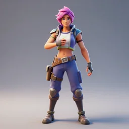Er Chicoria in Fortnite very detailed 4K quality super realistic