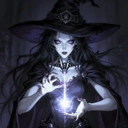 Gorgeous and beautiful grown up anime women as a evil witch with pale white skin casting a spell , open robotic eyes , artstation , 4K , Highly detailed , high quality , dramatic lighting , drawn by someone who can actually draw something dingsda  , elegant, highly detailed, centered, digital painting, artstation, concept art, artgerm, donato giancola, Joseph Christian Leyendecker, WLOP, Boris Vallejo, Artgerm