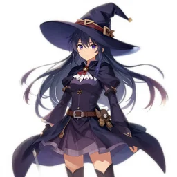 a young witch drawn by akihiko yoshida for a new final fantasy game's concept art.