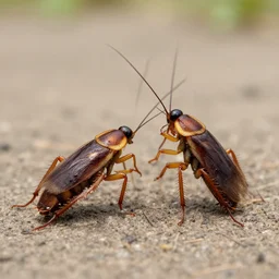 slug fighting a roach to the death