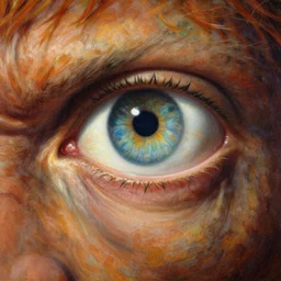 one-eyed Cyclops Polyphemus concept art with one huge eye. Extremely high detail, details, realistic, masterpiece, colorful, oil art by Arthur Rackham, Muzinabu, Johann Tischbein, Eugene de Blaas, Frederic Leighton, Harry Clarke