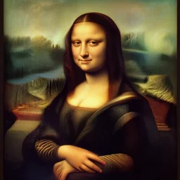 mona lisa painting crying