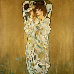 the field of strife, wlop, by artworm, in the style of mucha