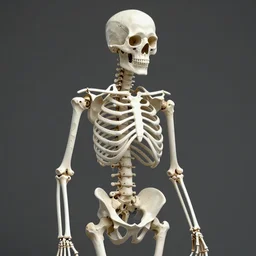 an abstract incredible masterpiece skeleton