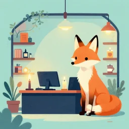 candle fox company illustration