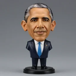 barack obama plastic figurine bobblehead toy