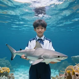 school photo of a shark