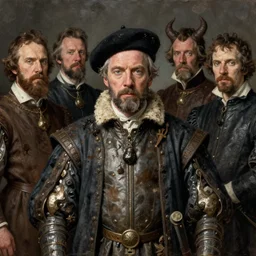 rowan atkinson as edmund blackadder in blackadder. medieval dirty and grimy noble. historic portrait from the elizabethan era. oil painting, highly detailed, centered, digital painting, artstation, concept art, smooth, sharp focus, illustration, artgerm, tomasz alen kopera, peter mohrbacher, donato giancola, joseph christian leyendecker, zdzisław beksinski, drew struzan, hell demons